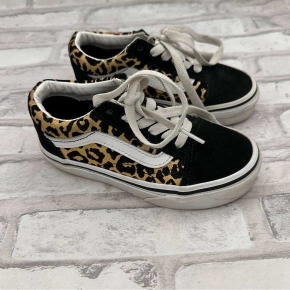 Vans Other - Vans Kids Old Skool Leopard Shoe Animailer Brown Leopard